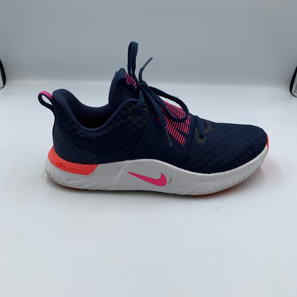 Nike In-Season TR DC1869-400 Womens 6 Shoes Midnight Blue Training Sneakers